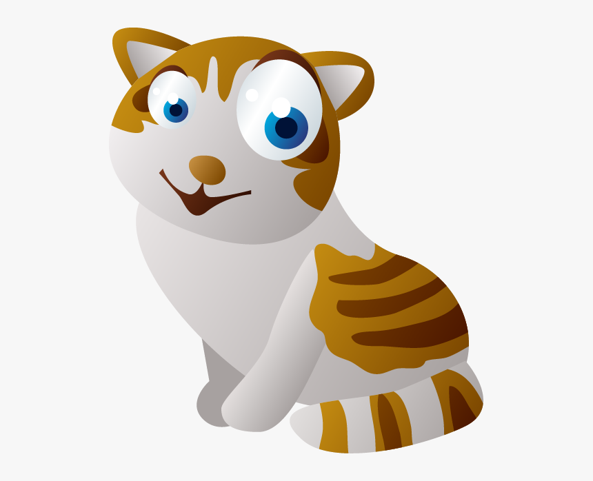 Cat Cartoon Sticker Animation - Cat, HD Png Download