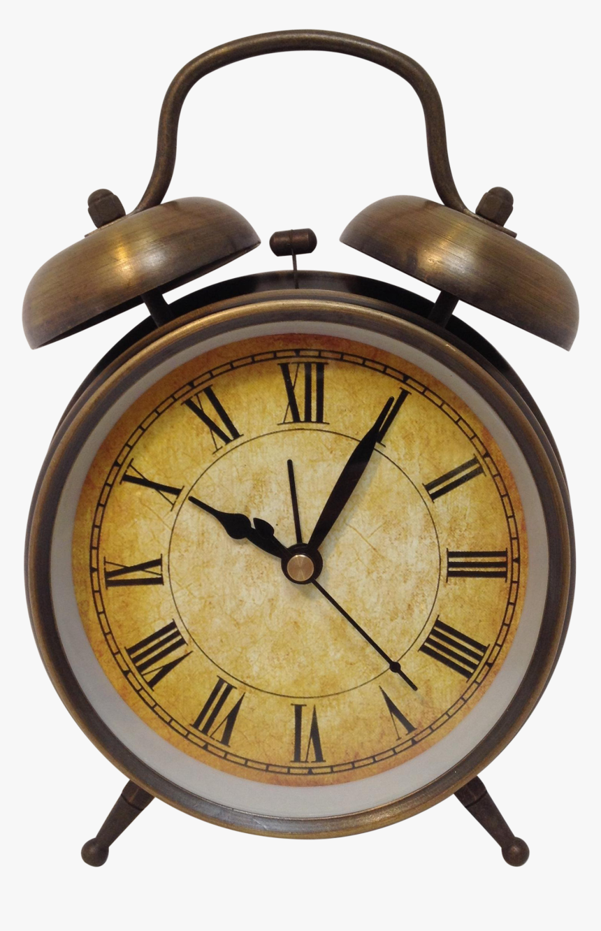 Transparent Antique Clock Clipart - Old Alarm Clock Png, Png Download