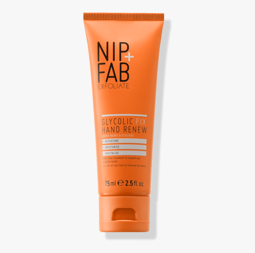 Glycolic Fix Hand Renew - Nip Fab Glycolic Fix Hand Renew Cream Review, HD Png Download
