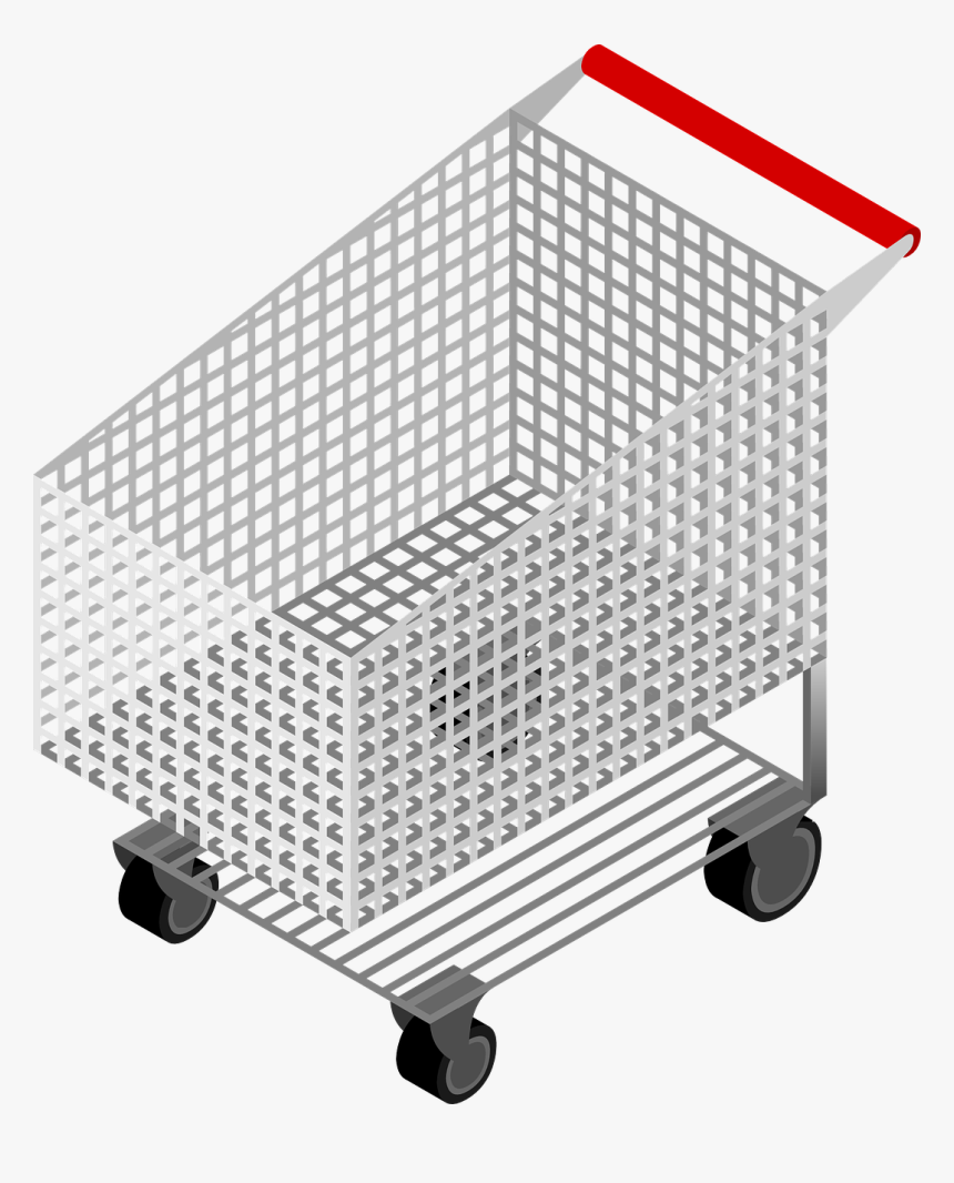 Shopping Cart Shopping Trolley Trolley Free Photo - Shopping Cart, HD Png Download
