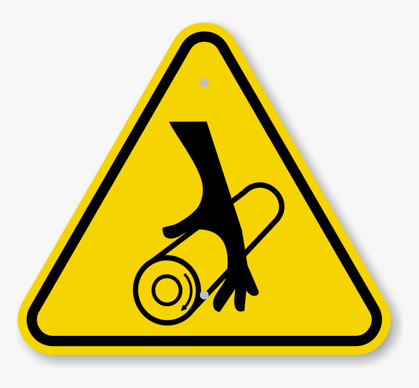 Electricity Symbol Hazard Sign High Warning Voltage - Strong Magnetic Field Symbol, HD Png Download