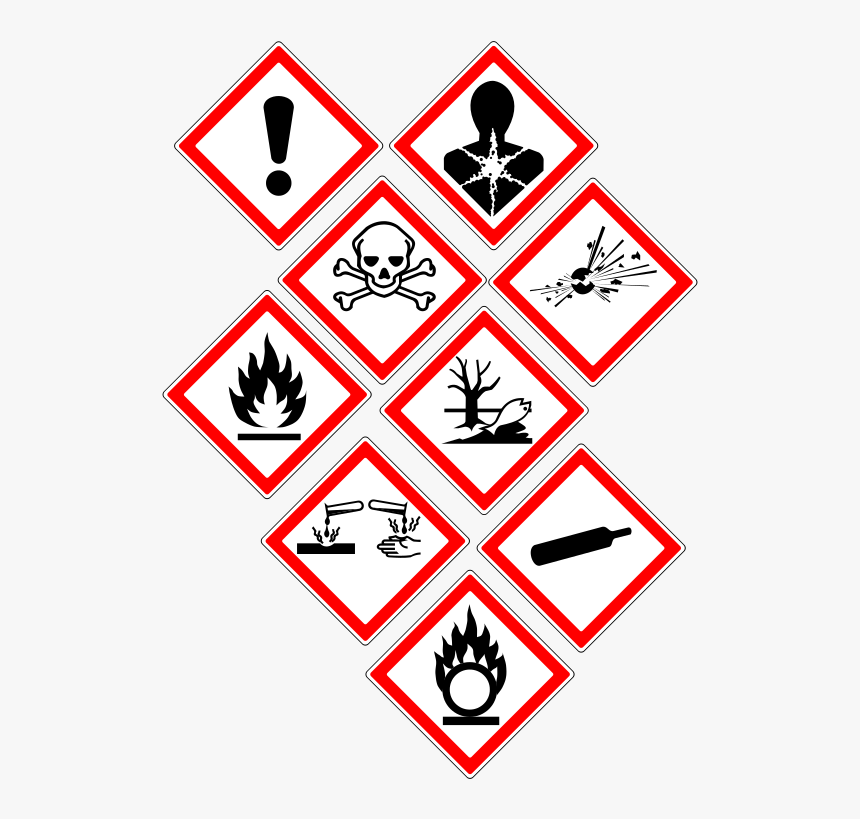 Danger Signs - Chemical Hazards, HD Png Download