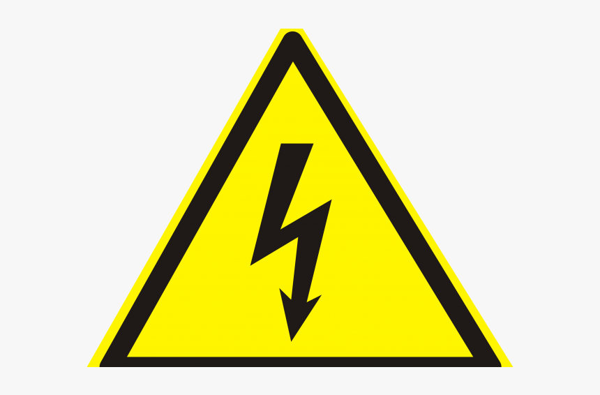 Hazard Sign High Warning Safety Voltage Clipart - Warning Clip Art, HD Png Download
