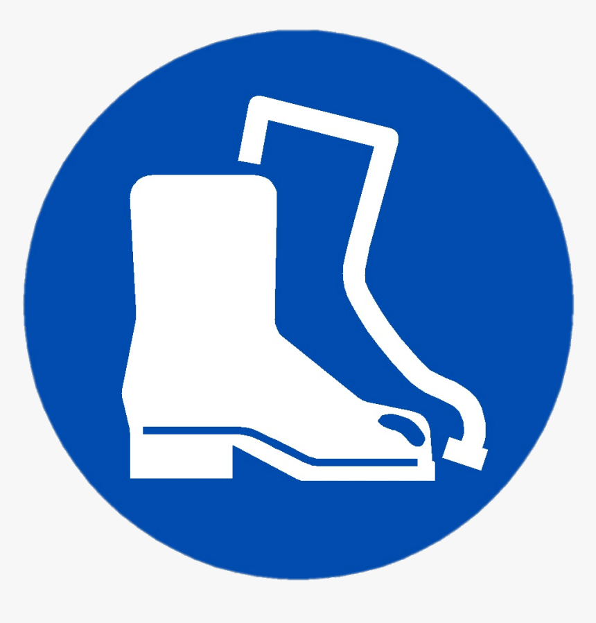 Feet Protection Symbol - Safety Footwear Sign, HD Png Download
