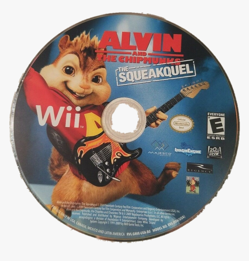 Transparent Alvin And The Chipmunks Png - Super Mario All Stars 25th Anniversary Edition Disc, Png Download