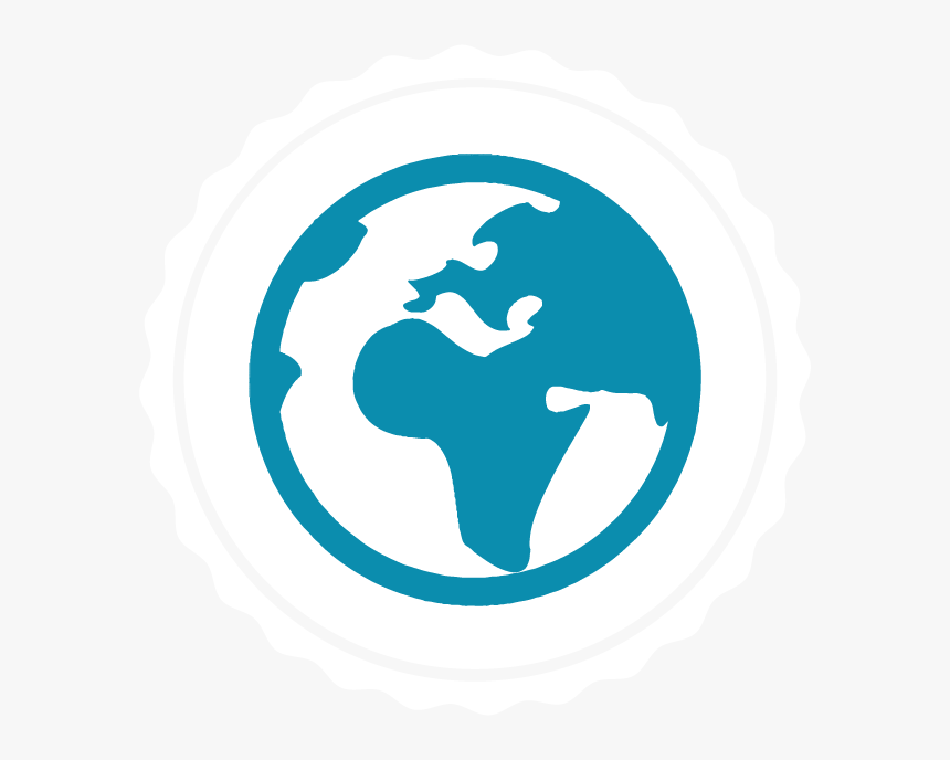 For The Planet - Black And White Earth Icon Transparent, HD Png Download