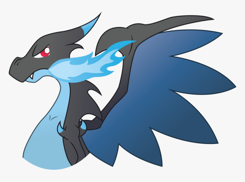 X By Zekrom On - Mega Charizard X Wings, HD Png Download