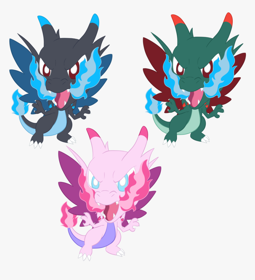 No 06 Megacharizard X - Cartoon, HD Png Download