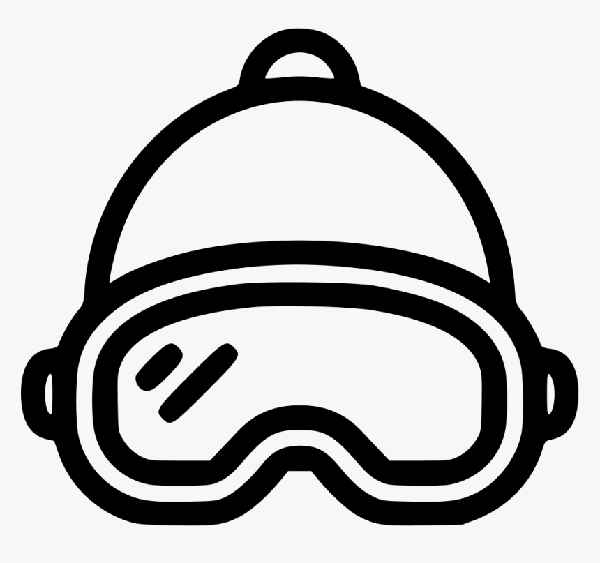 Snow Goggles Snowboard Vector Skiing Skiier Clipart - Snow Goggles Clip Art, HD Png Download