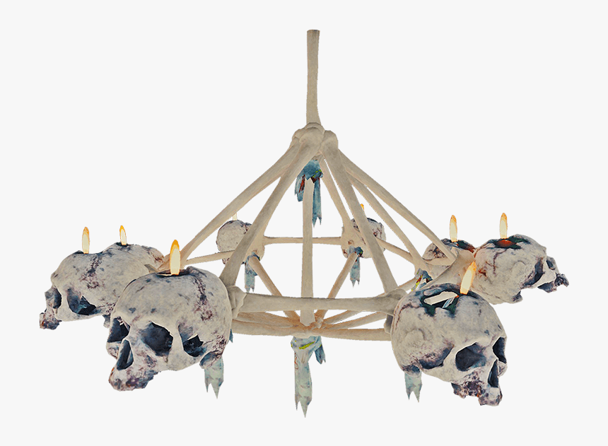 Bonechandelierfarket - Forest Bone Chandelier, HD Png Download