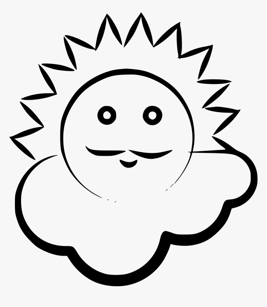 Summer Sunny - Line Art, HD Png Download