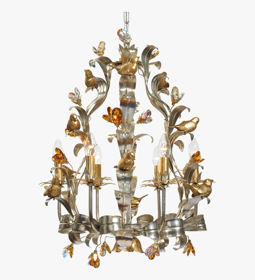 Lampadario Ferro Uccellini, HD Png Download