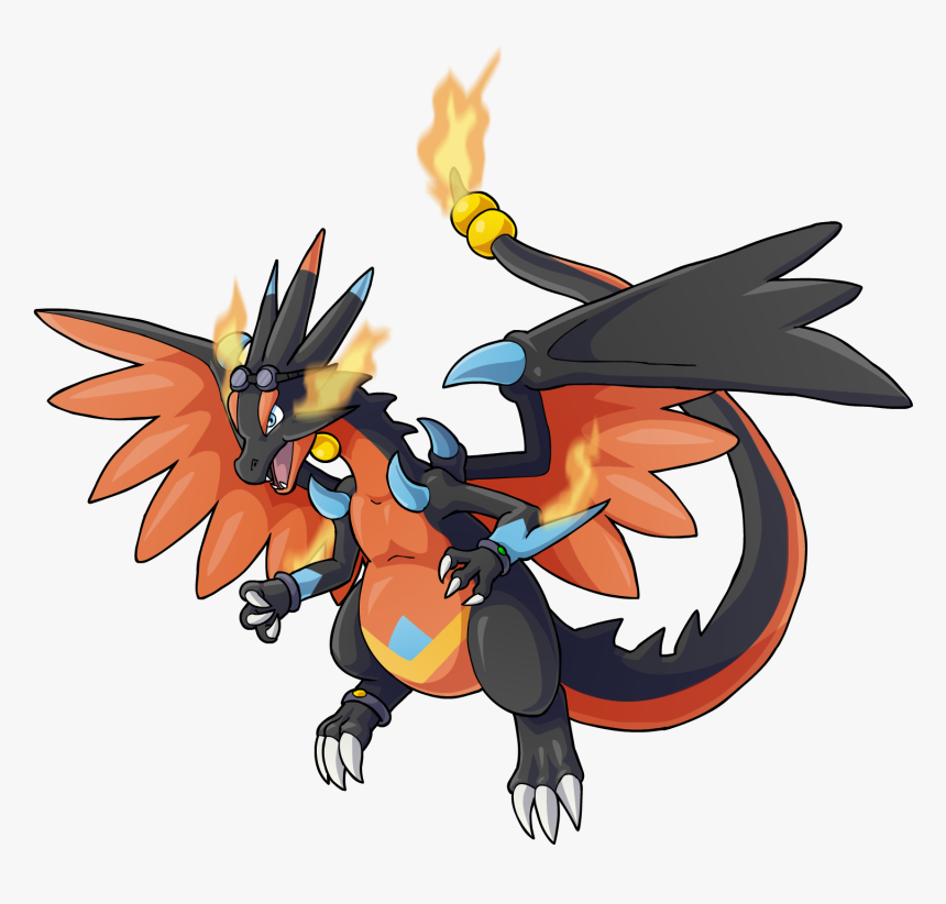 Charizard Mega X - Cartoon, HD Png Download