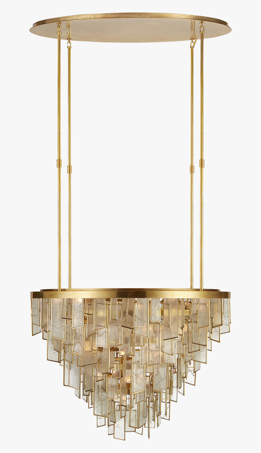 Ardent Large Waterfall Chandelier In Antique-burnished - Kw5803ab Frg, HD Png Download