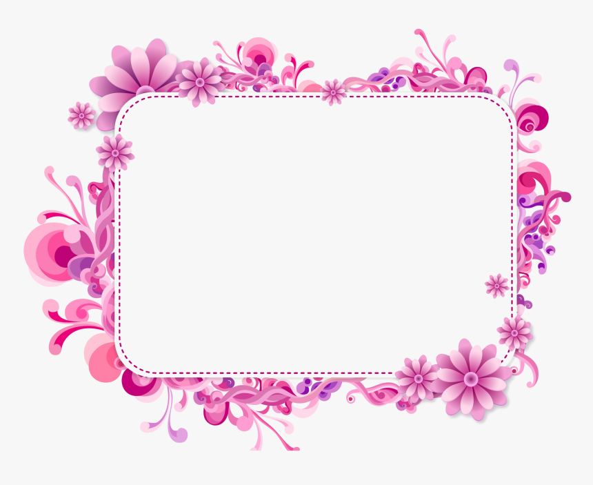 Vector Border Frames Png Photo - Girly Border Png, Transparent Png