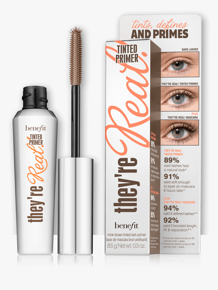 Re Real Tinted Eyelash Primer - Mascara, HD Png Download
