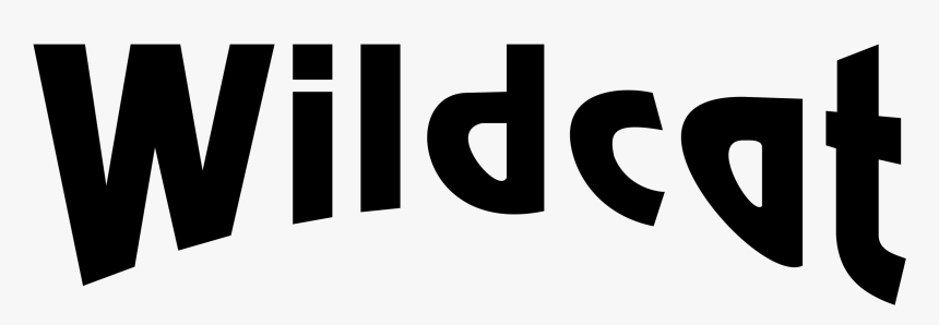 Wildcat Logo Png Transparent - Black And White Wildcat Mascot Logo, Png Download