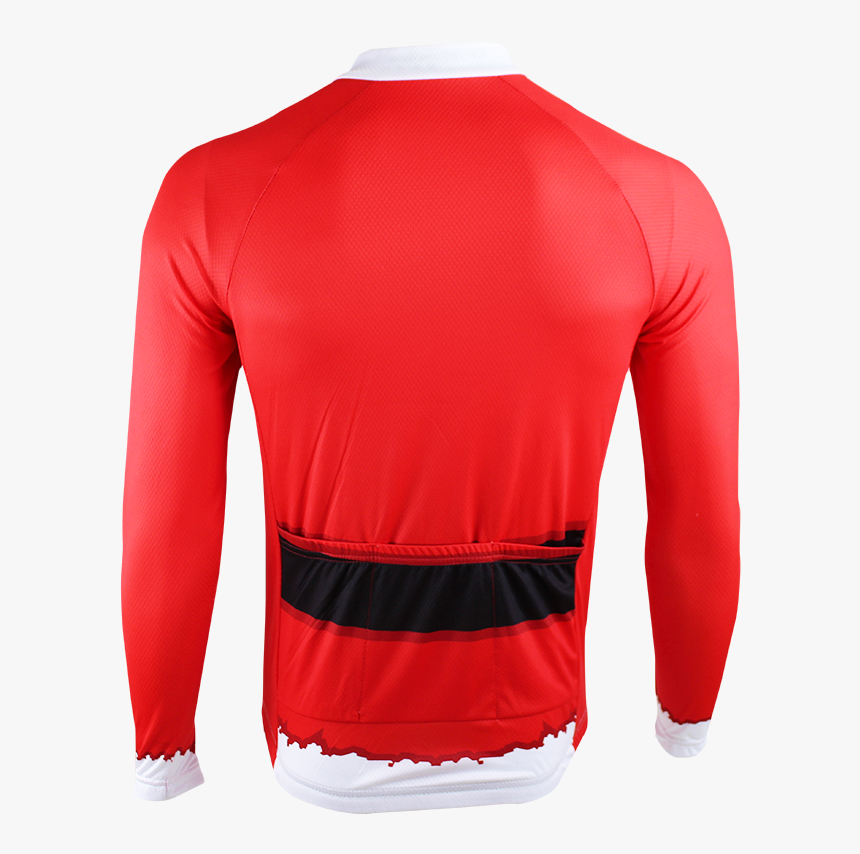 Santa Suit Long Sleeve Christmas Cycling Jersey, HD Png Download