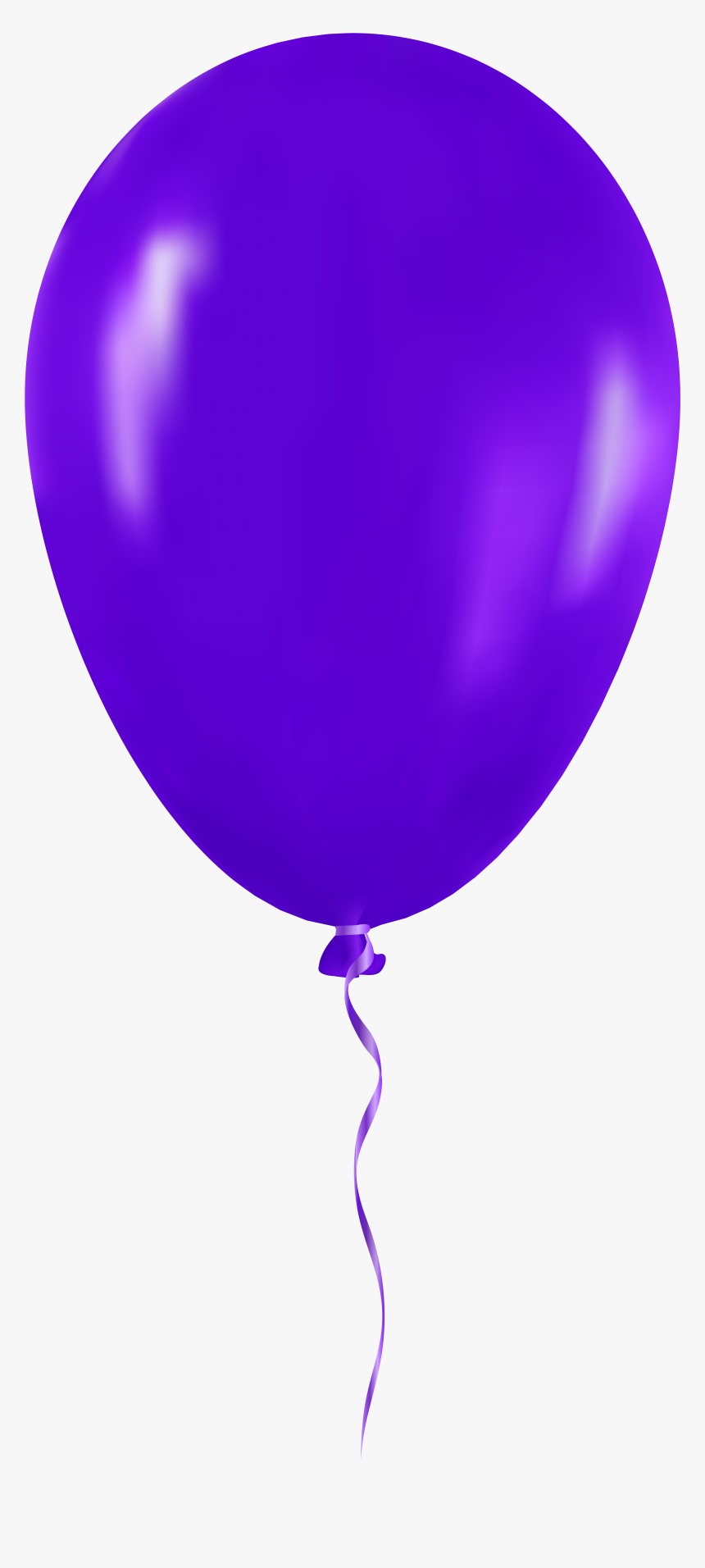 Clipart Black And White Balloons Clipart Png - Purple Balloon Clip Art, Transparent Png