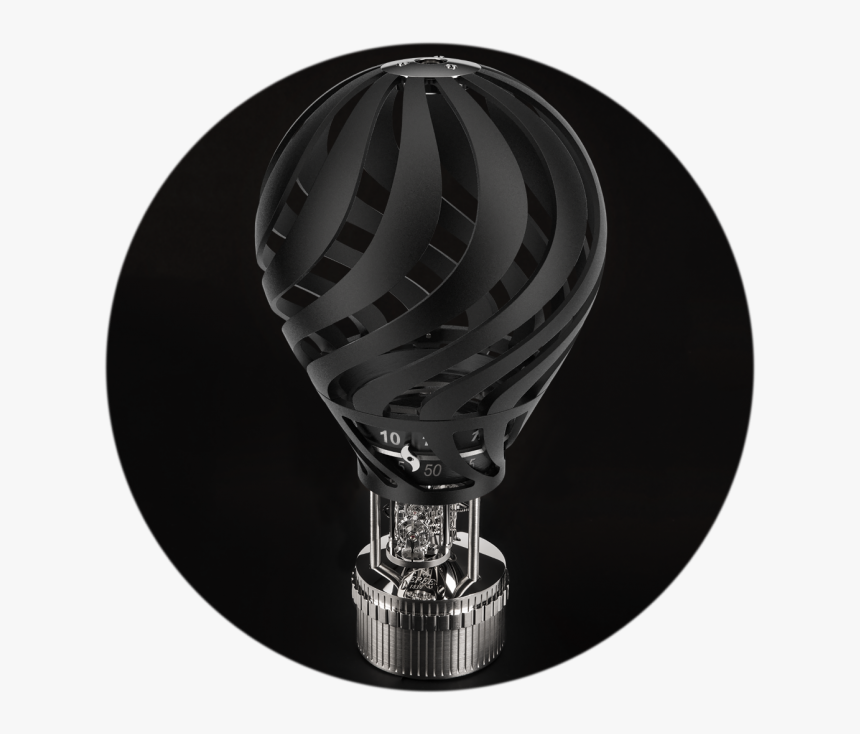 Hot Balloon Black - Balloon, HD Png Download