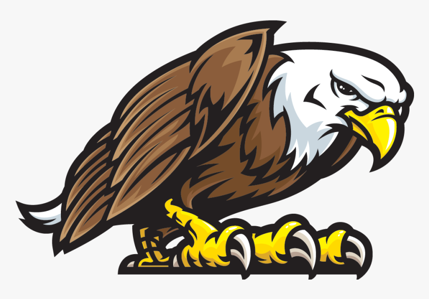 Eagle Clipart Mascot Fight - Eagle Mascot Logo Png, Transparent Png