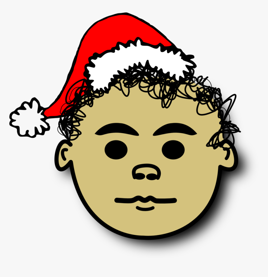 Santa Claus Santa Suit Christmas Day Clip Art Christmas - Blue Santa Hat Clipart, HD Png Download