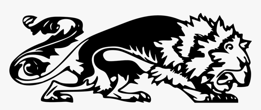 Black And White Tiger Clipart 8, Buy Clip Art - Lion Png Ornament, Transparent Png