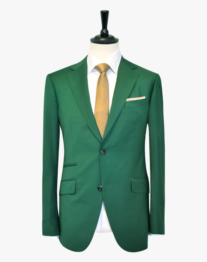 Button - Tie Colour With Bottle Green Suit, HD Png Download