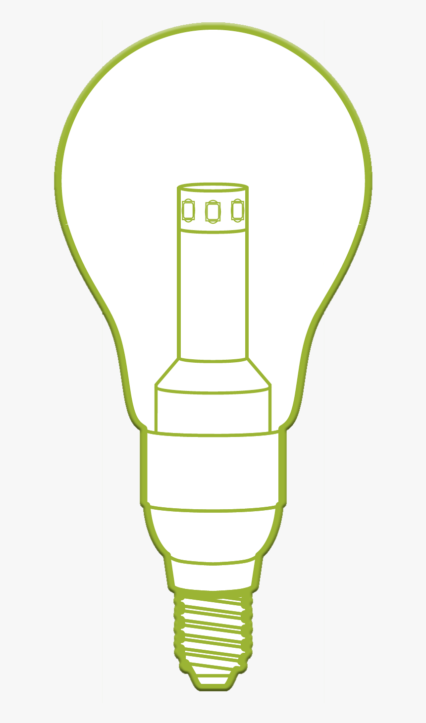 Bulb Banner Icon - Compact Fluorescent Lamp, HD Png Download