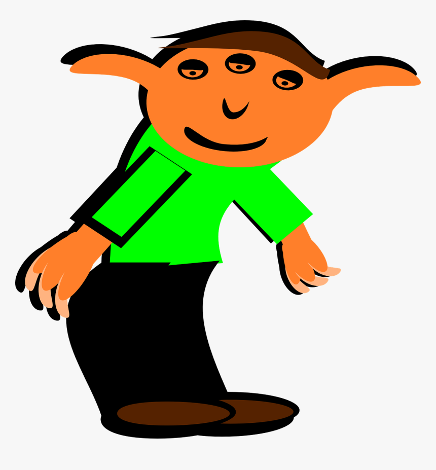 Christmas Elf The Elf On The Shelf Cartoon Santa Claus - Cartoon Elf, HD Png Download