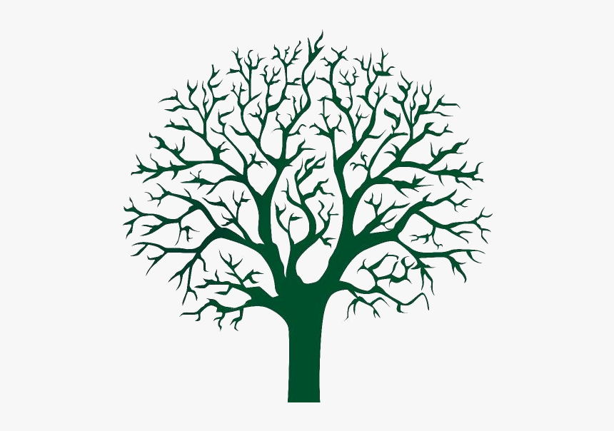 Tree Drawing Png Hd Images, Stickers, Vectors - Fingerprint Sign Tree Template, Transparent Png
