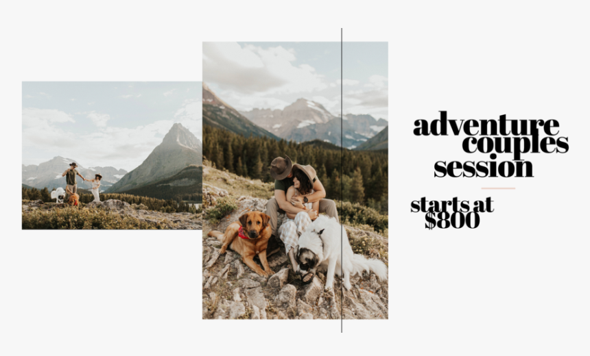 21 J Vigil Photo Adventure Couples Session Glacier, HD Png Download