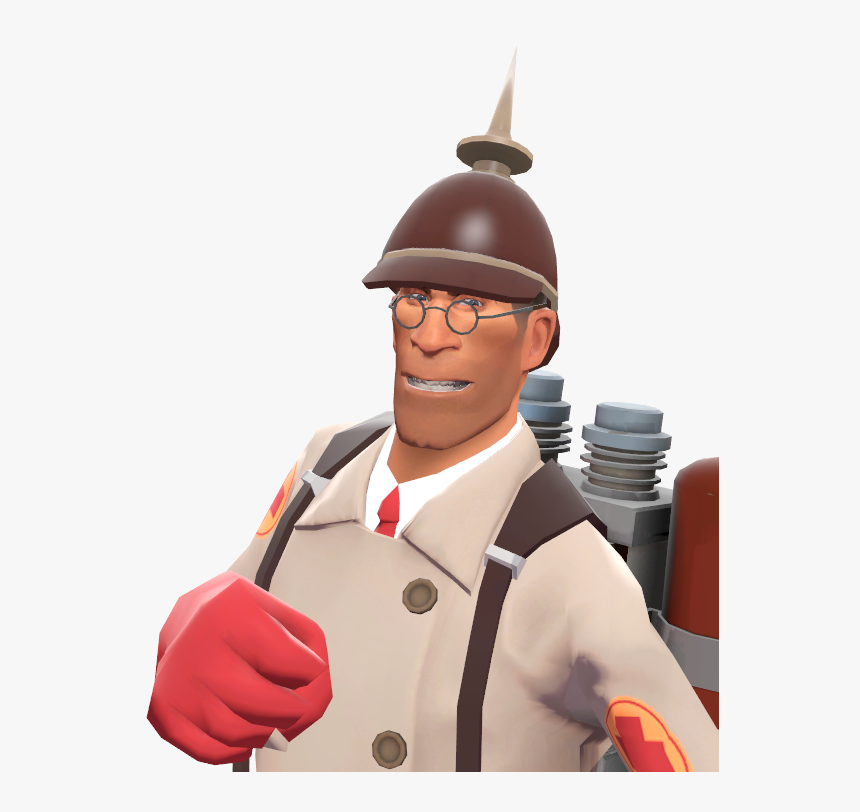 Medic With The Prussian Pickelhaube Tf2 - Medic With Prussian Pickelhaube, HD Png Download