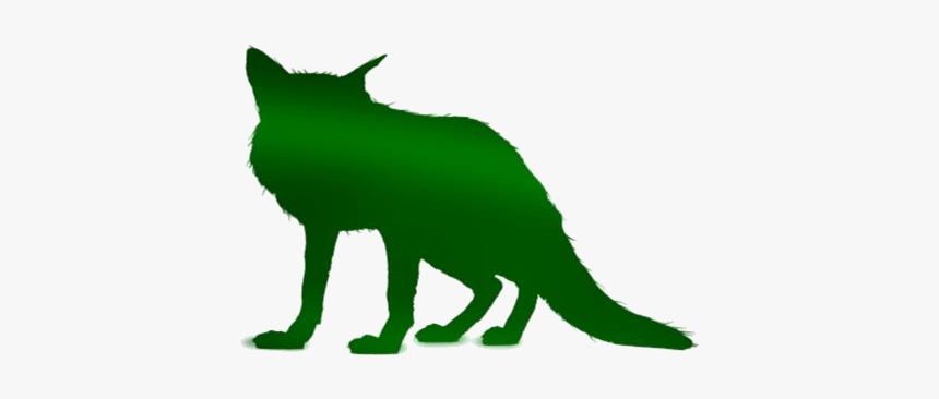 Transparent Wild Fox Hd Wallpaper, Transparent Silhouette - Fox Looking Up Silhouette, HD Png Download