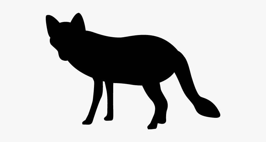 Fox Silhouette Png, Transparent Png