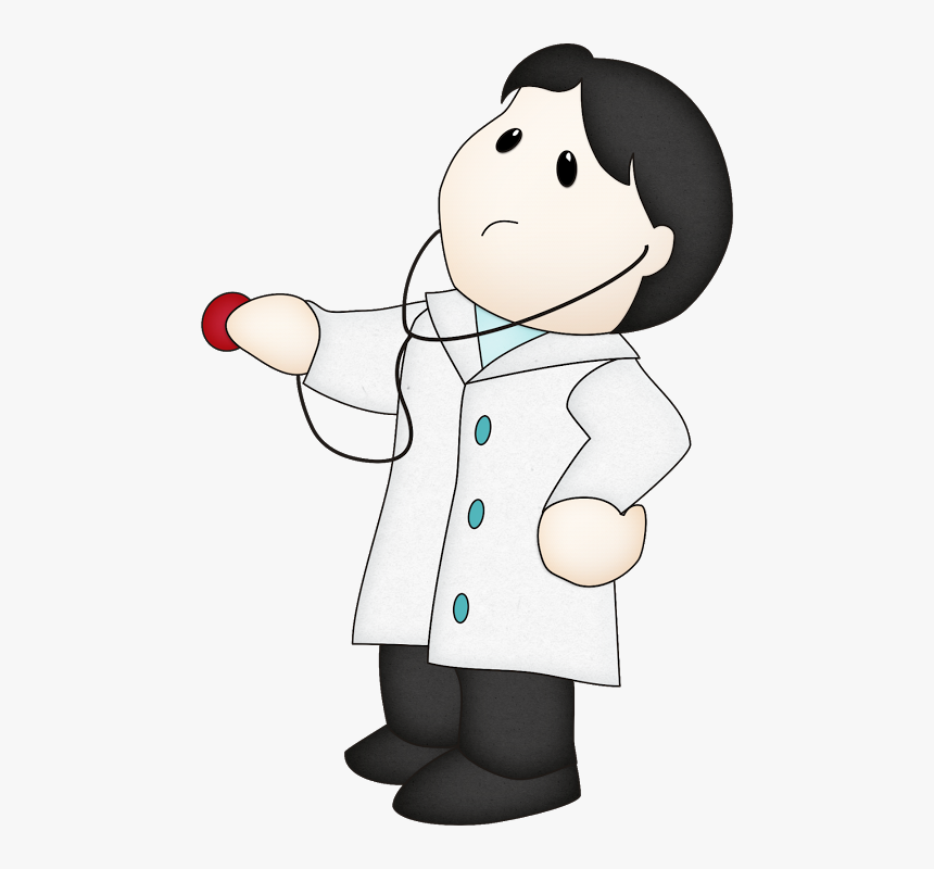 Médico, Hospital, Estetoscopio, Etc - Cartoon, HD Png Download