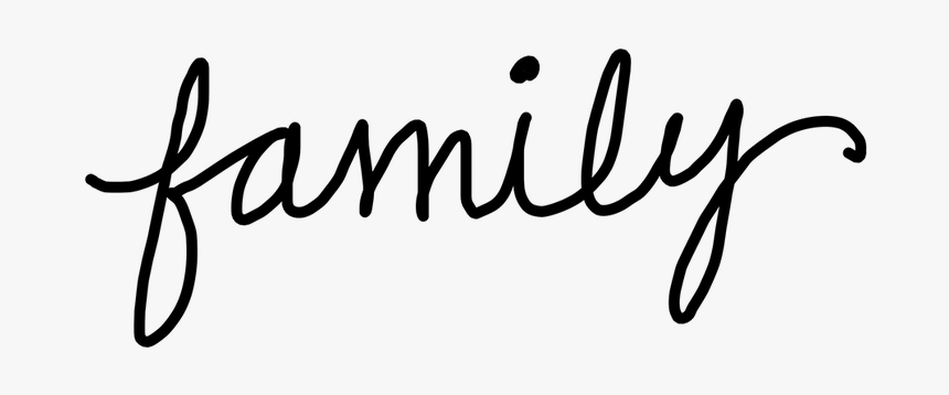 Presentation Word Family Clip Art - Family Word Transparent Background, HD Png Download