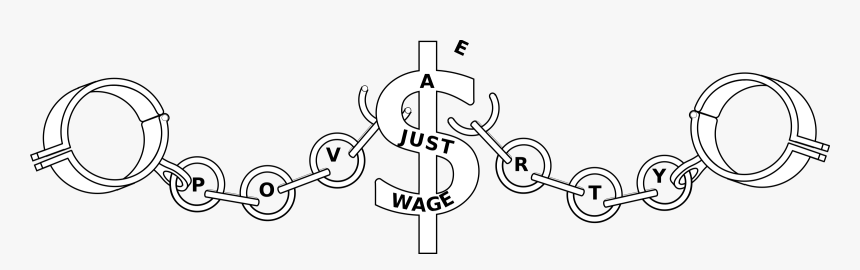 A Fair Wage Breaking Poverty Shackles Clip Arts, HD Png Download