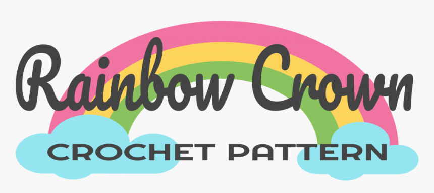 Rainbow Crown Crochet Pattern - Graphic Design, HD Png Download