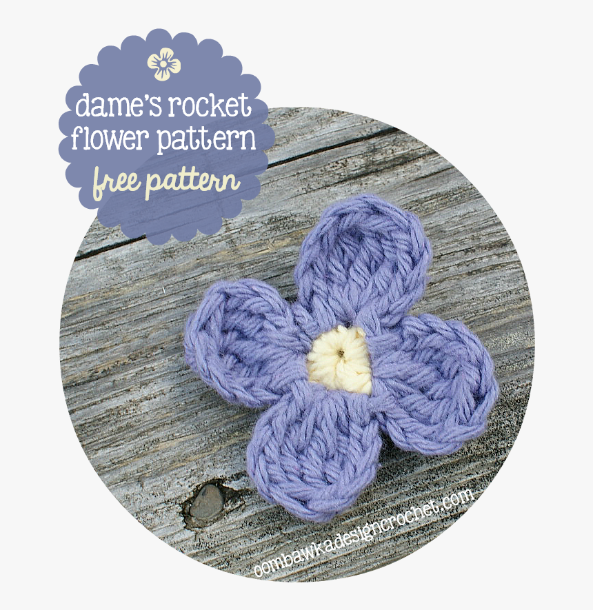 Free Crochet Pattern Dames Rocket - Crochet, HD Png Download