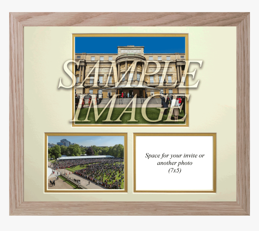 Sample Oak Garden Party Framed Photograph - Picture Frame, HD Png Download
