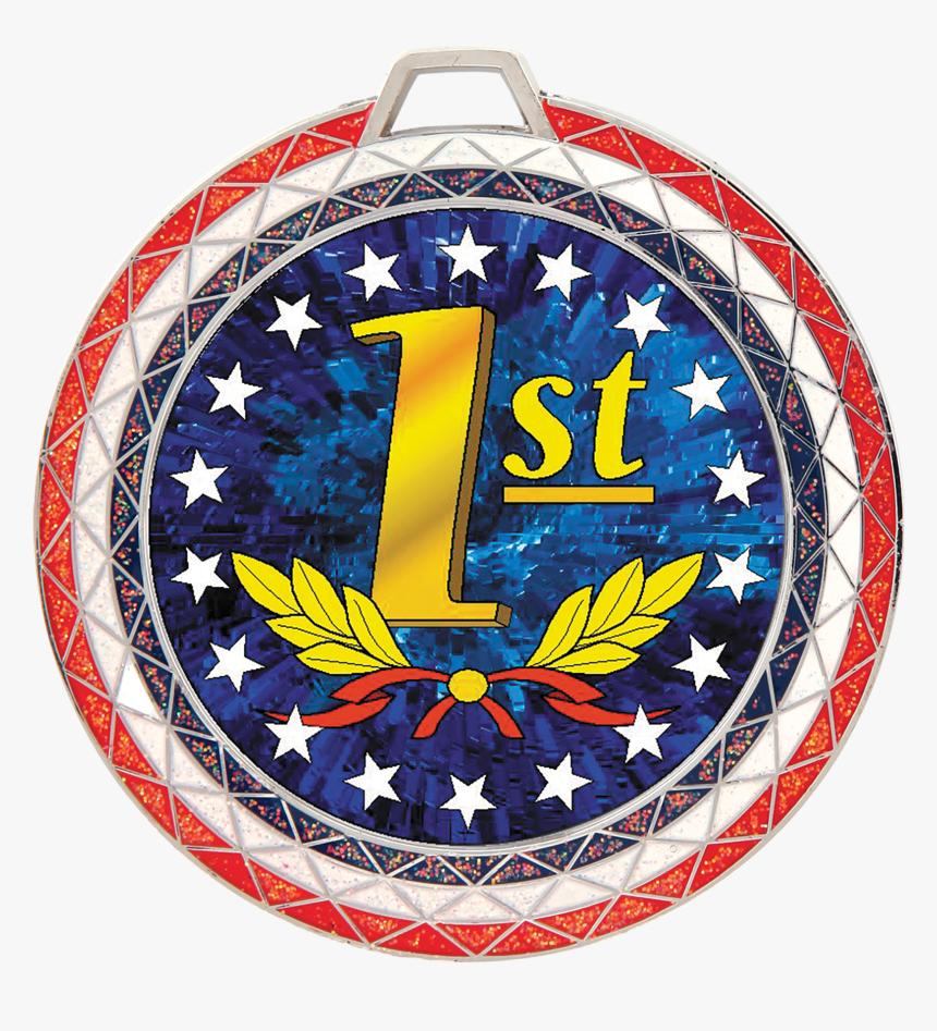 1st Place Red, White & Blue Bling Medal - 3rd Degree Mason Symbol, HD Png Download