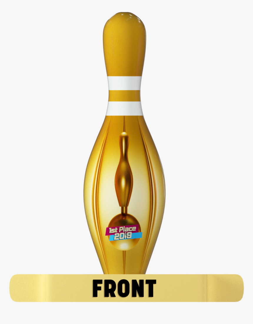 Gold Pin - 1st Place - Ten-pin Bowling, HD Png Download