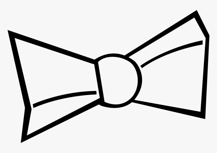 Vector Illustration Of Bow Tie Necktie Clothing Apparel - Бабочка Галстук Вектор Png, Transparent Png