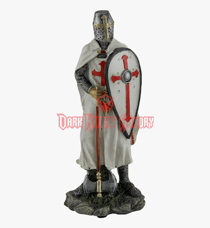 Knights Templar Medieval Armored Crusader With Sword - Knights Templar Crusader Shield, HD Png Download