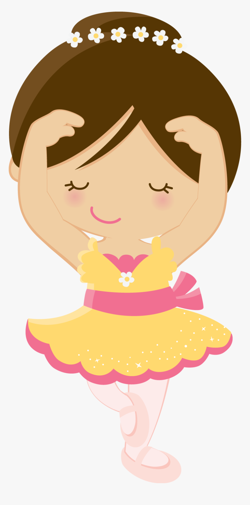 Little Ballerina, Ballerina Birthday, Clip Art, Balerina, - Bailarina De Circo Desenho, HD Png Download