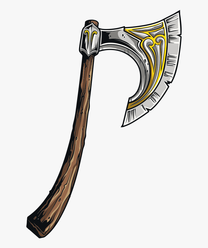 Middle Ages Weapon Ax Transprent Png Free - Weapons Medieval Png, Transparent Png