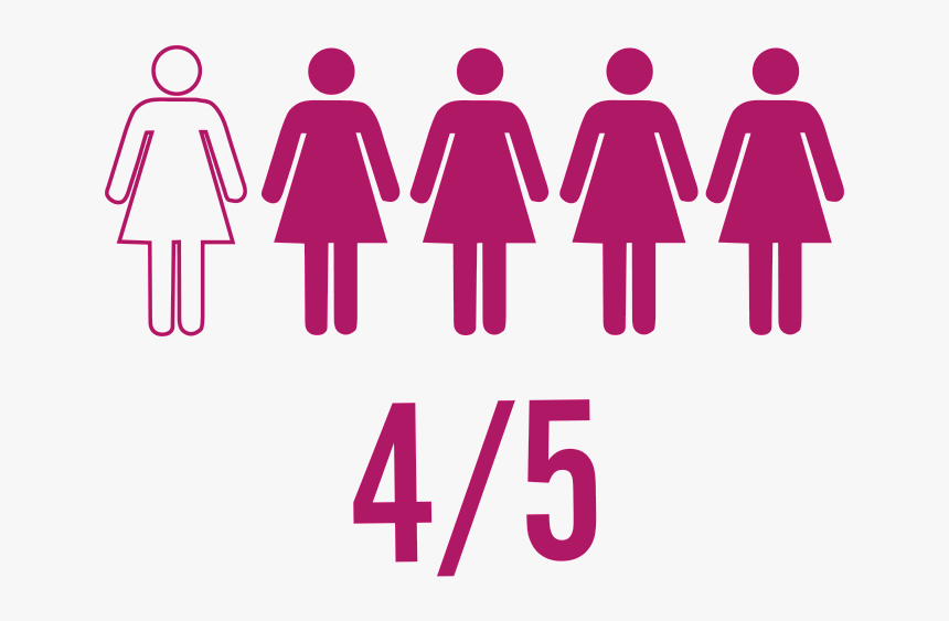 Icon - Breast Cancer Awareness Month 1 In 8, HD Png Download