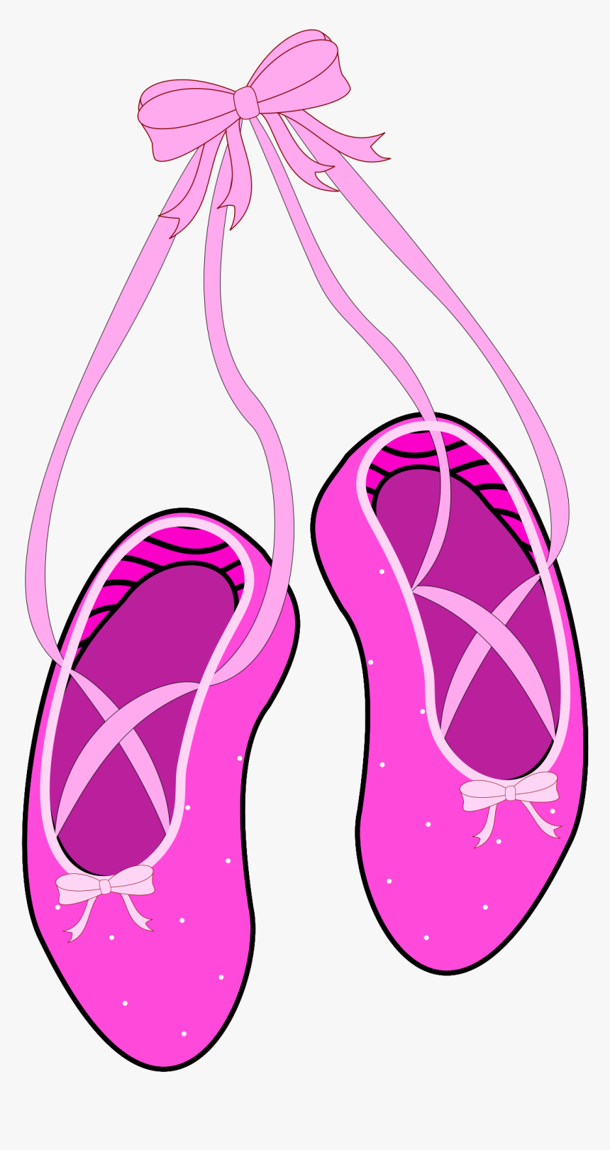 Ballet Shoes Png - Clip Art Ballet Slippers, Transparent Png