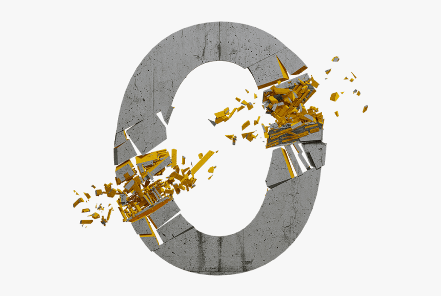 Concrete Explode Font - Illustration, HD Png Download